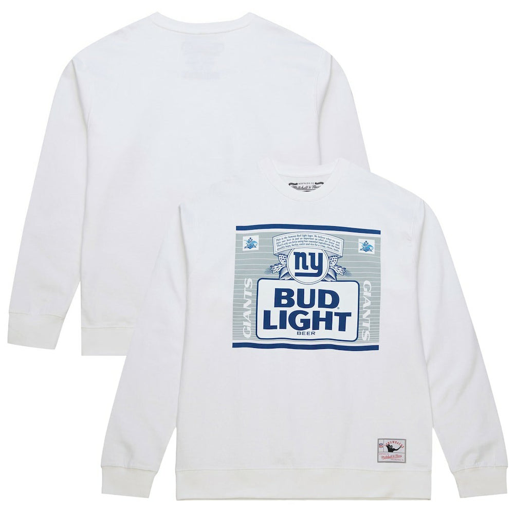 New York Giants x Bud Light The Crest Pullover Sweatshirt White