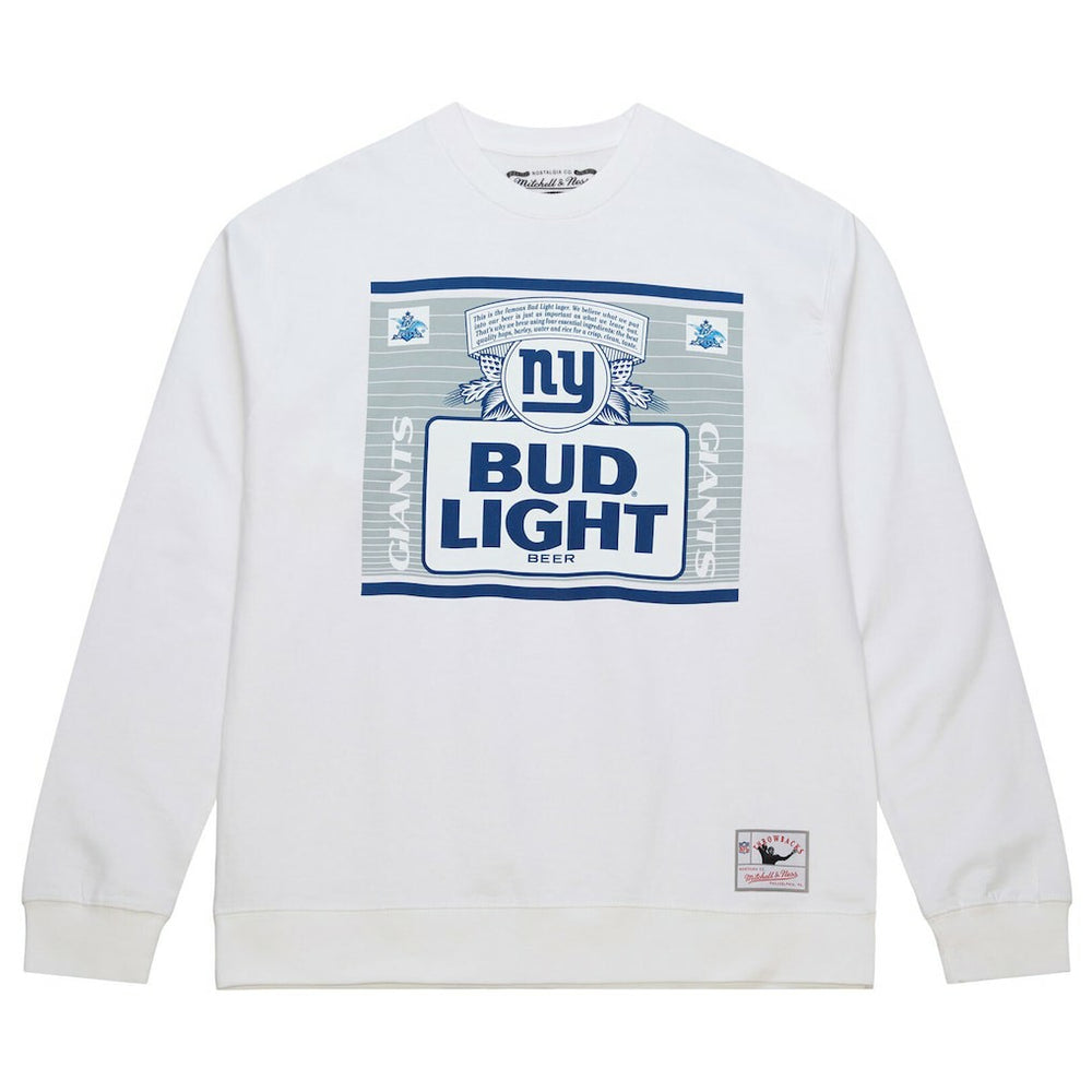 New York Giants x Bud Light The Crest Pullover Sweatshirt White