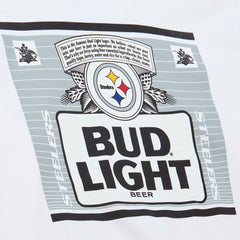 Pittsburgh Steelers x Bud Light The Crest Pullover Sweatshirt White