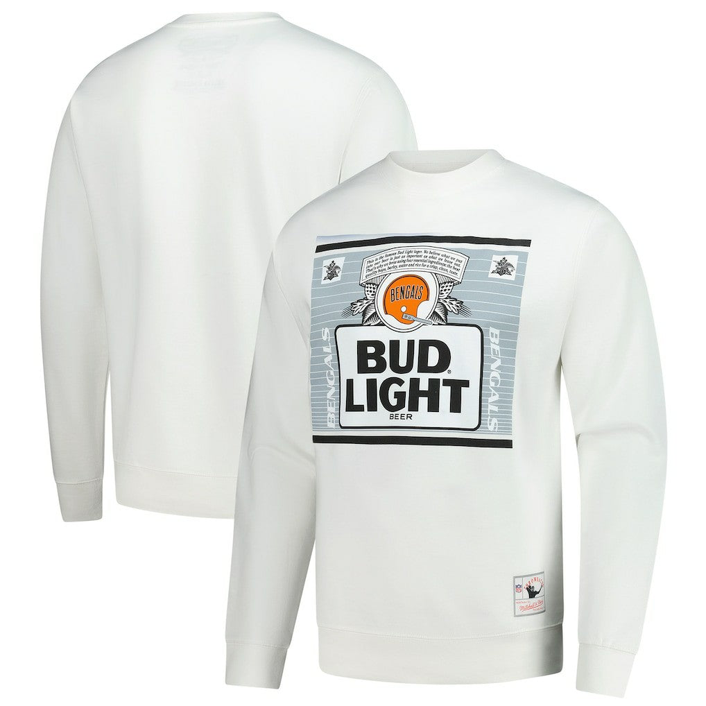 Cincinnati Bengals x Bud Light The Crest Pullover Sweatshirt White