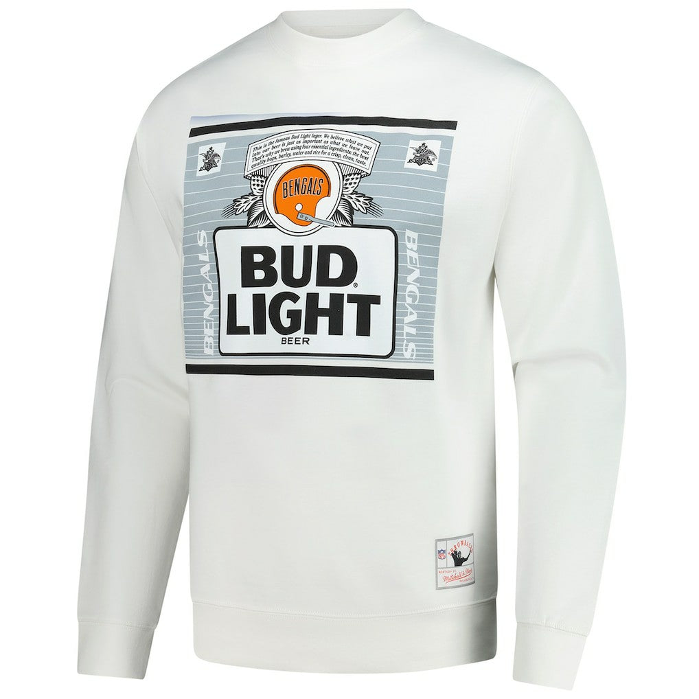 Cincinnati Bengals x Bud Light The Crest Pullover Sweatshirt White