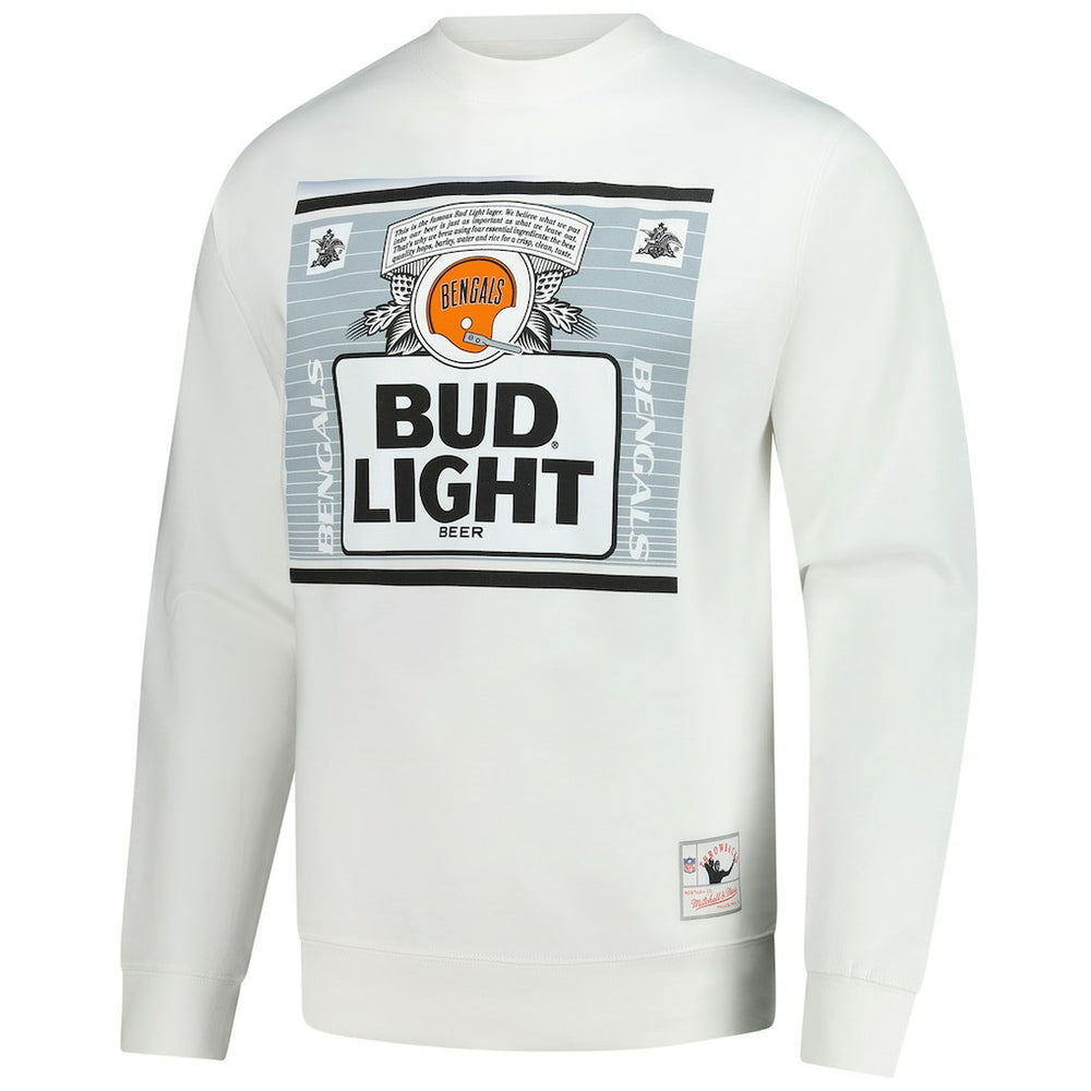 Cincinnati Bengals x Bud Light The Crest Pullover Sweatshirt White