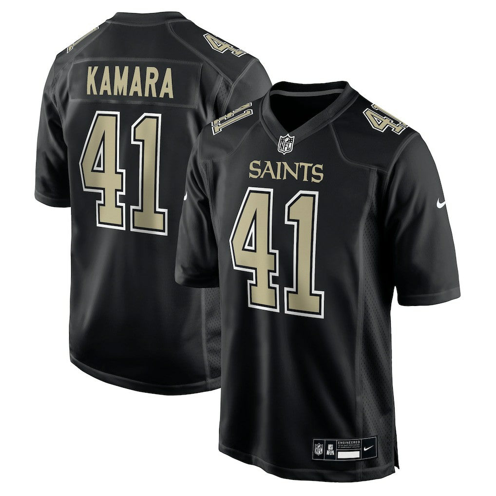 Alvin Kamara New Orleans Saints Fashion Game Jersey Carbon Black