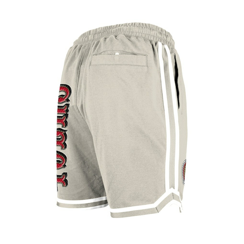 San Francisco 49ers New Era Stone Multi Patch Shorts Light Beige