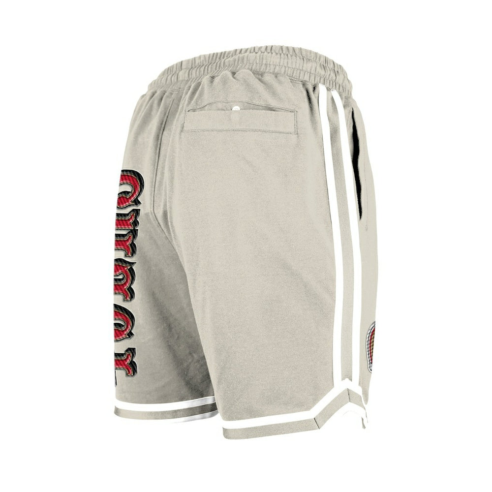 San Francisco 49ers New Era Stone Multi Patch Shorts Light Beige