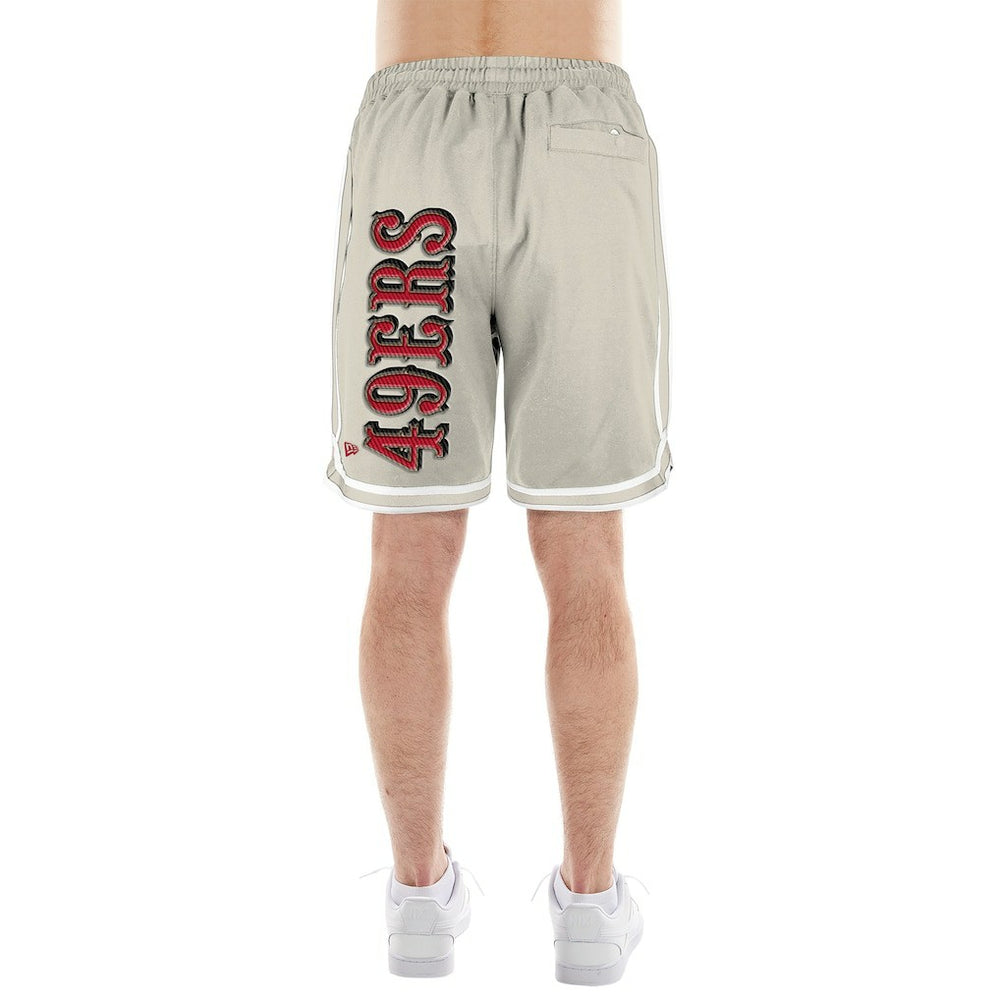 San Francisco 49ers New Era Stone Multi Patch Shorts Light Beige