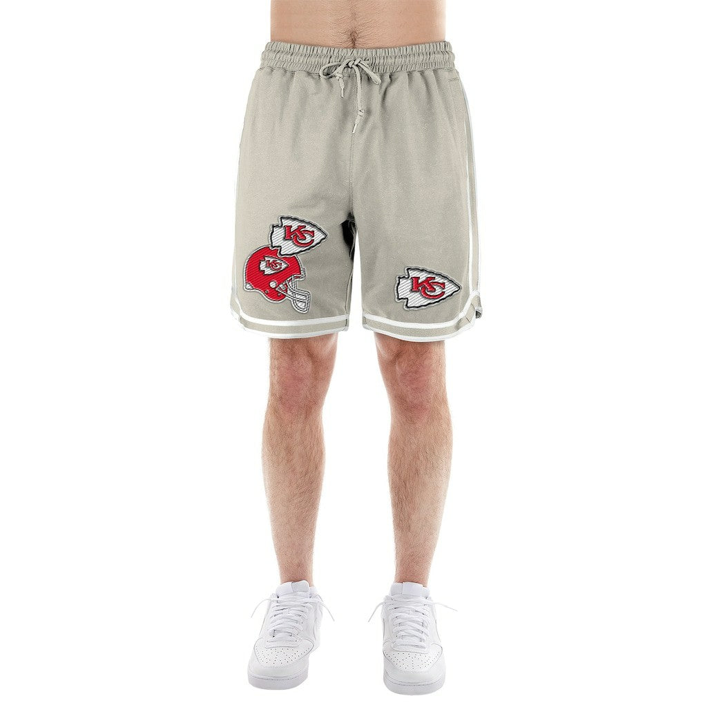 Kansas City Chiefs New Era Stone Multi Patch Shorts Light Beige