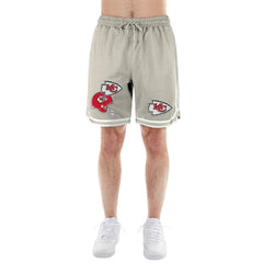 Kansas City Chiefs New Era Stone Multi Patch Shorts Light Beige