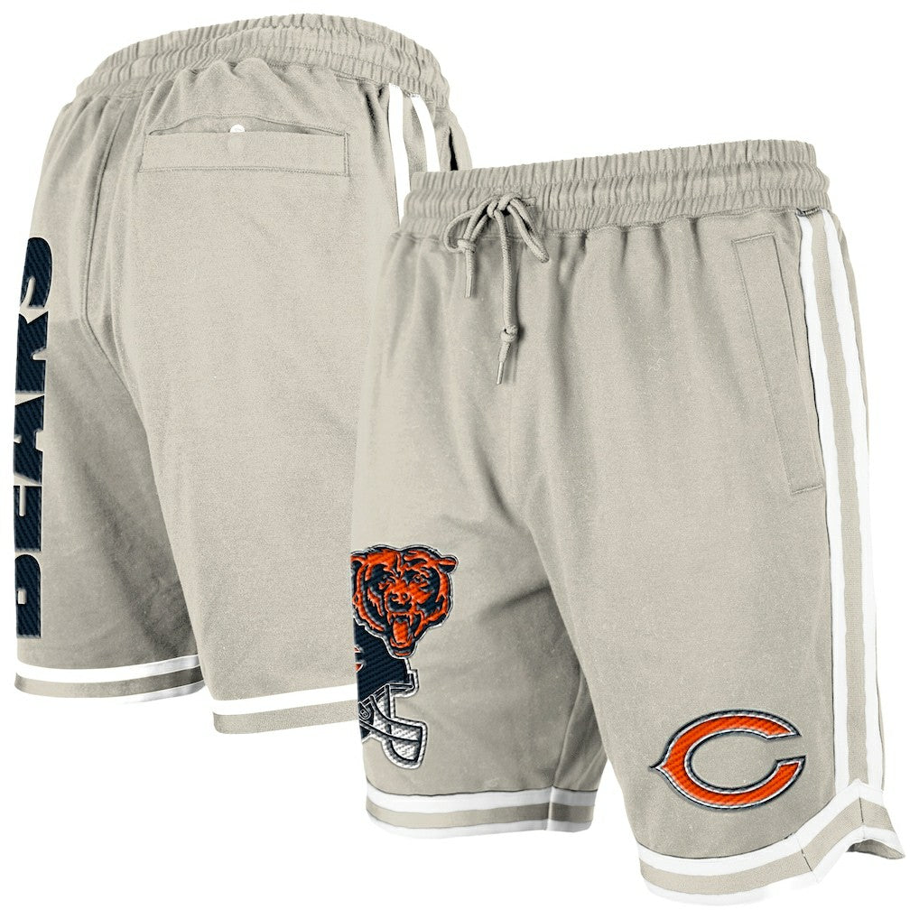 Chicago Bears New Era Stone Multi Patch Shorts Light Beige