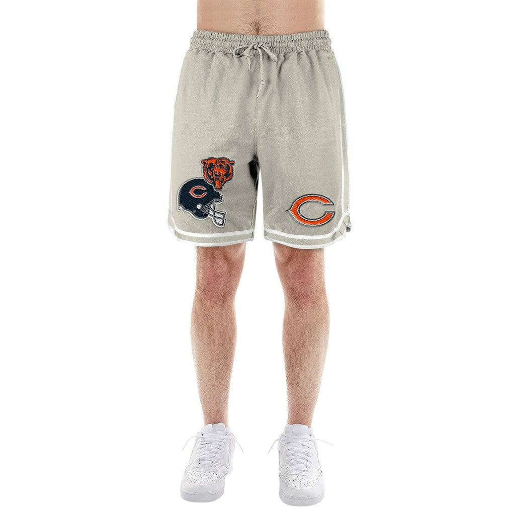 Chicago Bears New Era Stone Multi Patch Shorts Light Beige
