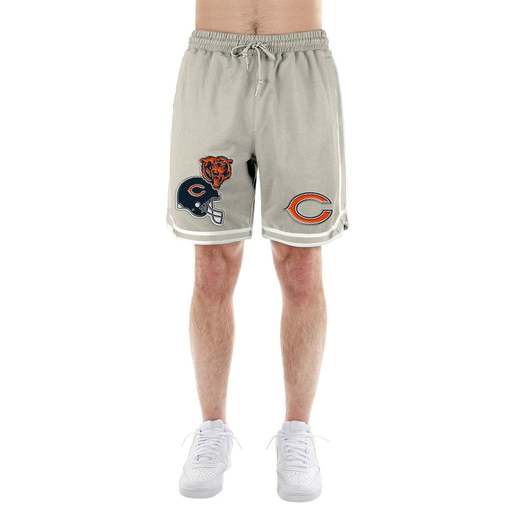 Chicago Bears New Era Stone Multi Patch Shorts Light Beige