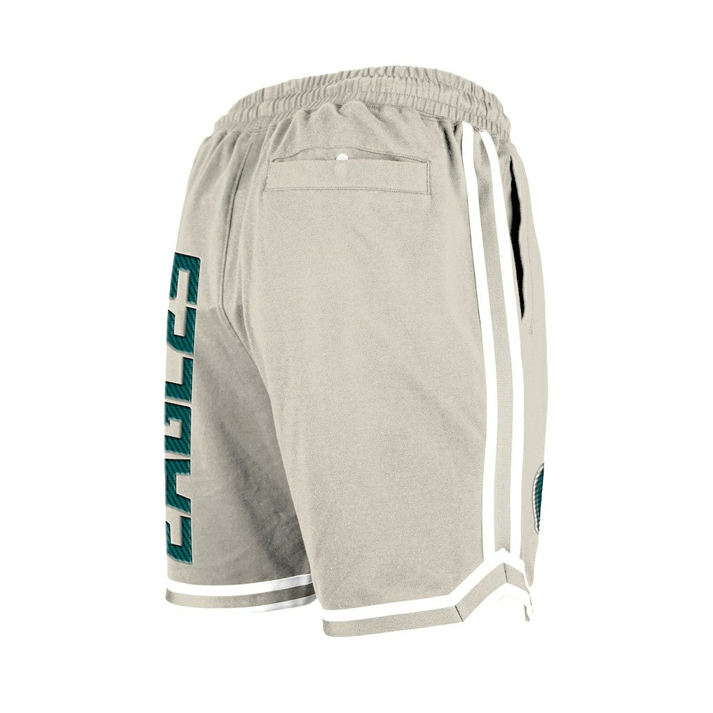 Philadelphia Eagles New Era Stone Multi Patch Shorts Light Beige