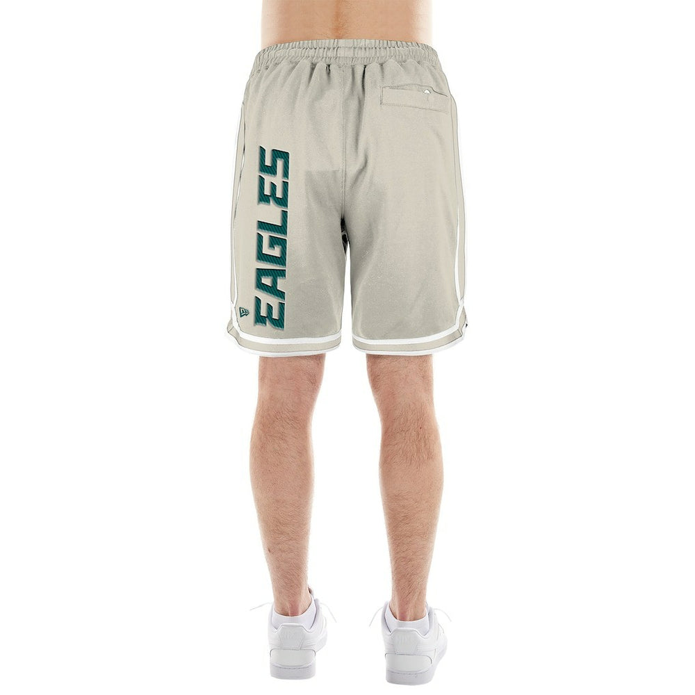 Philadelphia Eagles New Era Stone Multi Patch Shorts Light Beige