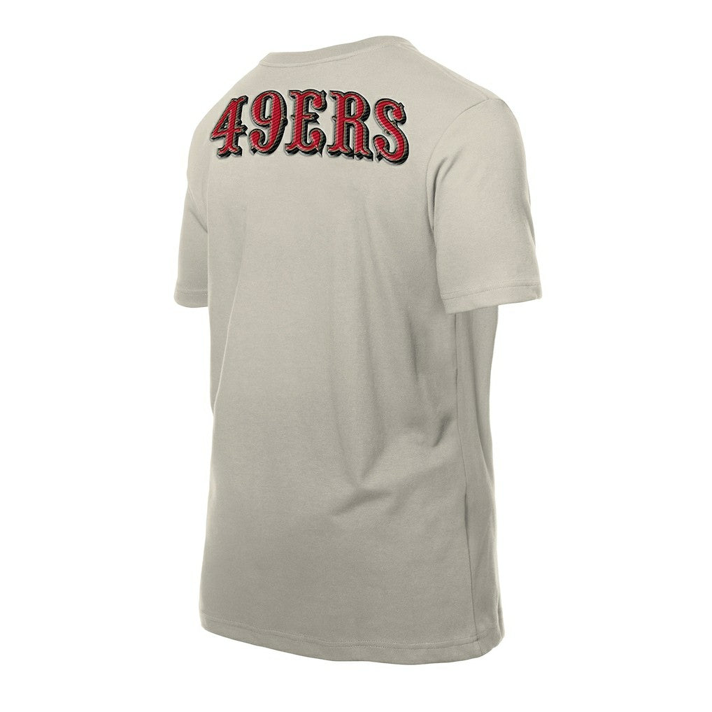 San Francisco 49ers New Era Multi Patch T-Shirt Light Beige