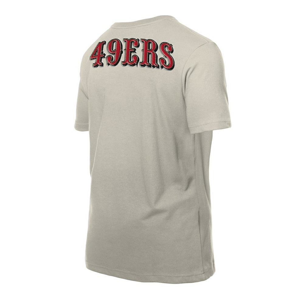San Francisco 49ers New Era Multi Patch T-Shirt Light Beige