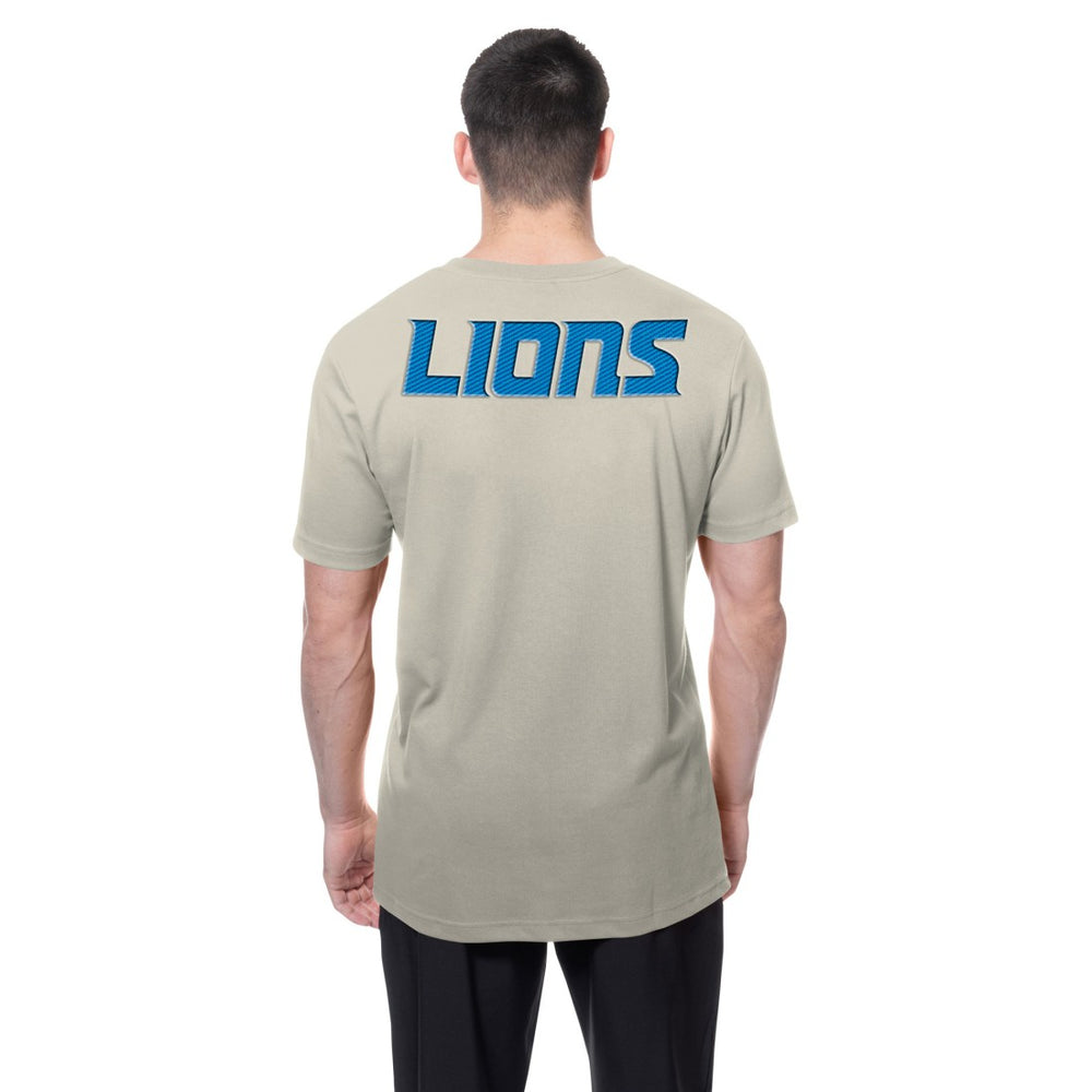 Detroit Lions New Era Multi Patch T-Shirt Light Beige