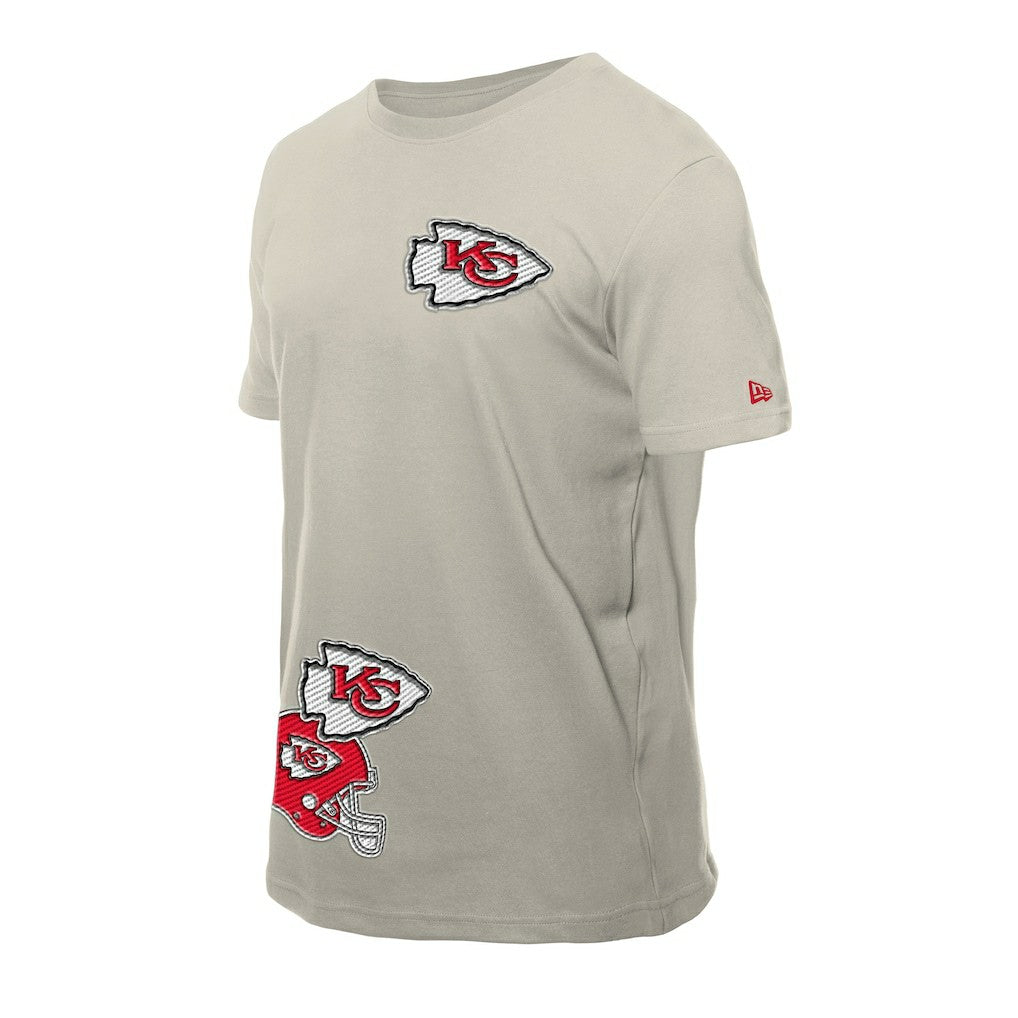 Kansas City Chiefs New Era Multi Patch T-Shirt Light Beige