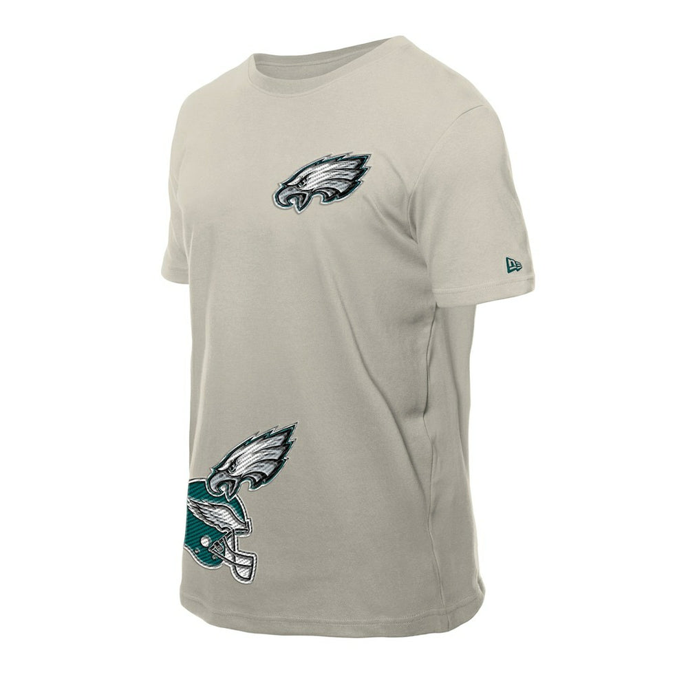 Philadelphia Eagles New Era Multi Patch T-Shirt Light Beige