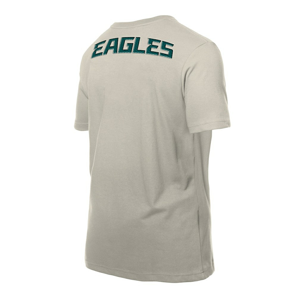 Philadelphia Eagles New Era Multi Patch T-Shirt Light Beige
