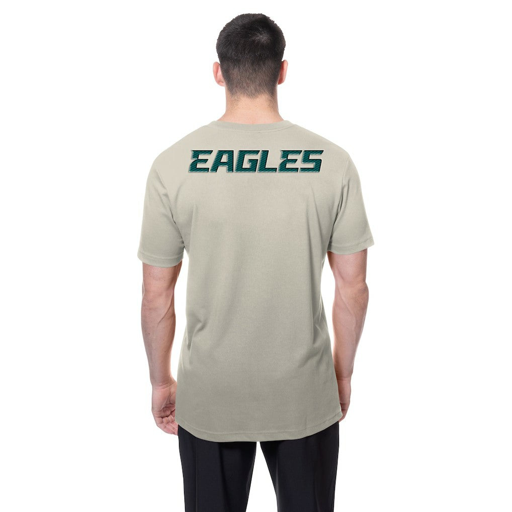 Philadelphia Eagles New Era Multi Patch T-Shirt Light Beige