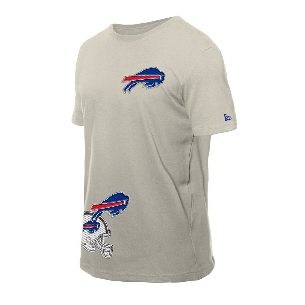 Buffalo Bills New Era Multi Patch T-Shirt Light Beige