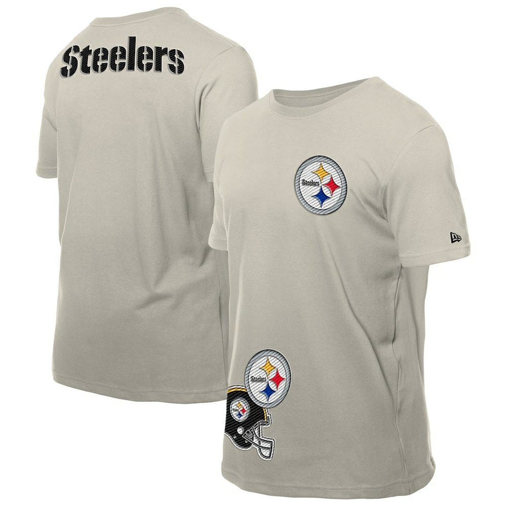 Pittsburgh Steelers New Era Multi Patch T-Shirt Light Beige
