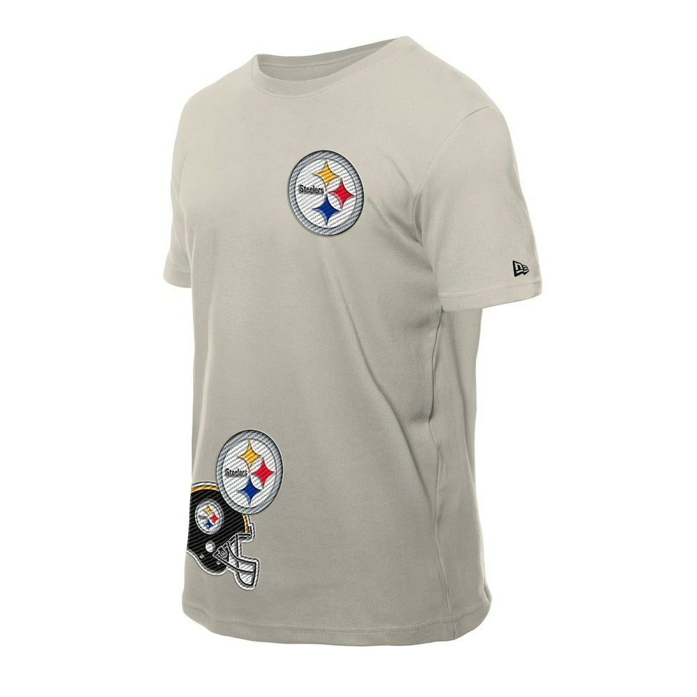 Pittsburgh Steelers New Era Multi Patch T-Shirt Light Beige