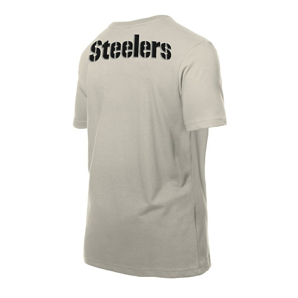 Pittsburgh Steelers New Era Multi Patch T-Shirt Light Beige