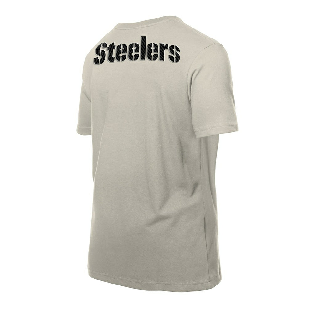 Pittsburgh Steelers New Era Multi Patch T-Shirt Light Beige