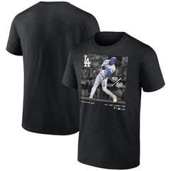 Shohei Ohtani Los Angeles Dodgers A Game for the Ages T-Shirt - Black T-shirts
