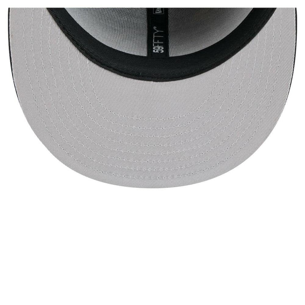 NHL Boston Bruins New Era State Stitch 59FIFTY Fitted Hat - Black
