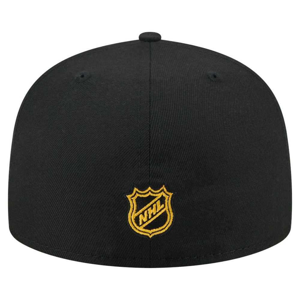 NHL Pittsburgh Penguins New Era State Stitch 59FIFTY Fitted Hat - Black