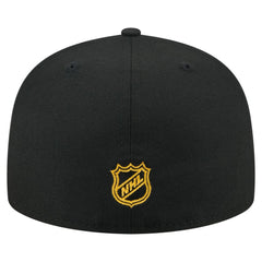 NHL Pittsburgh Penguins New Era State Stitch 59FIFTY Fitted Hat - Black