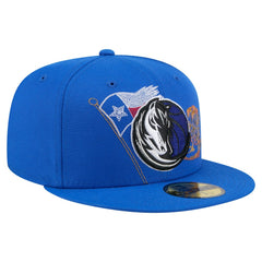 Dallas Mavericks State Stitch 59FIFTY Fitted Hat Blue