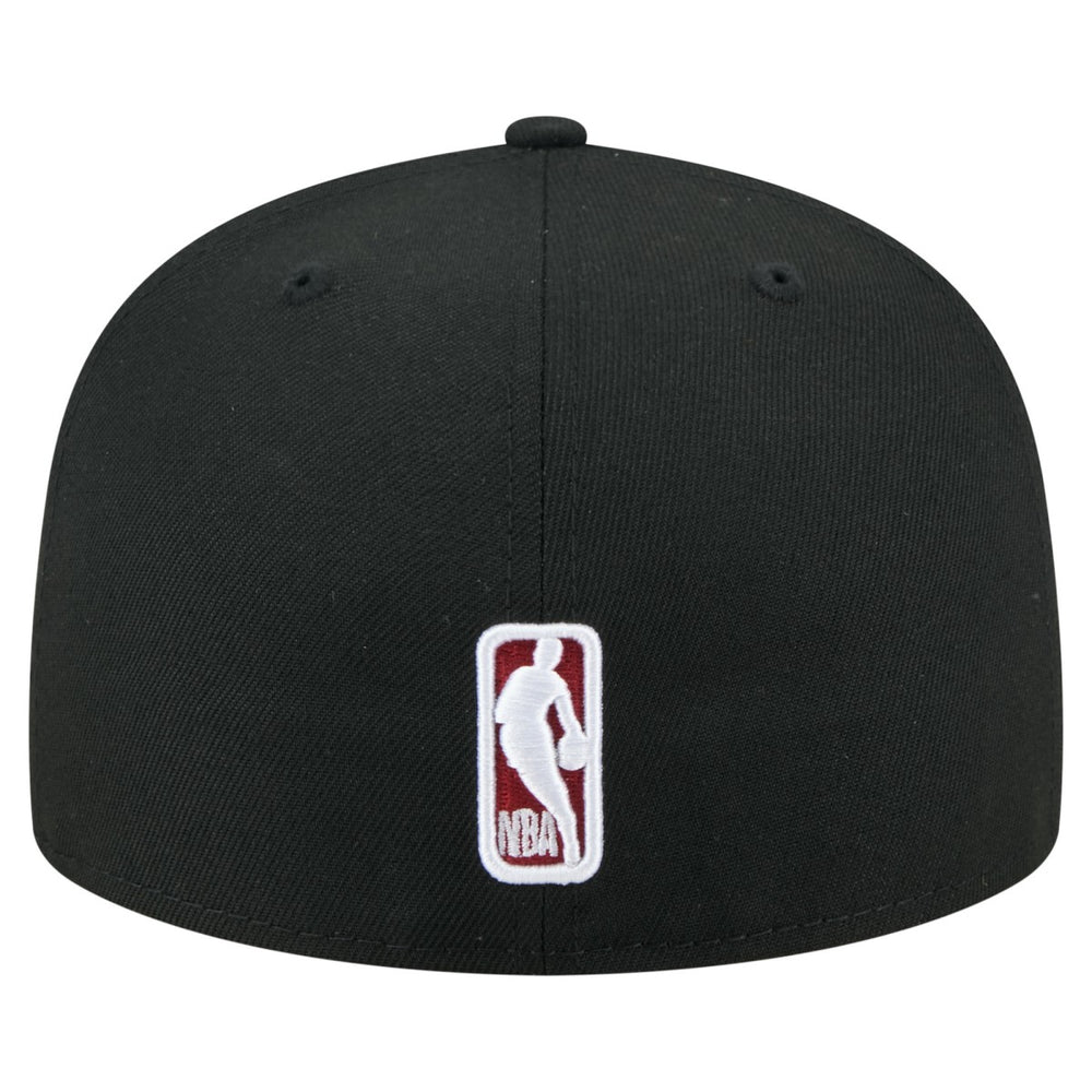 Miami Heat State Stitch 59FIFTY Fitted Hat Black