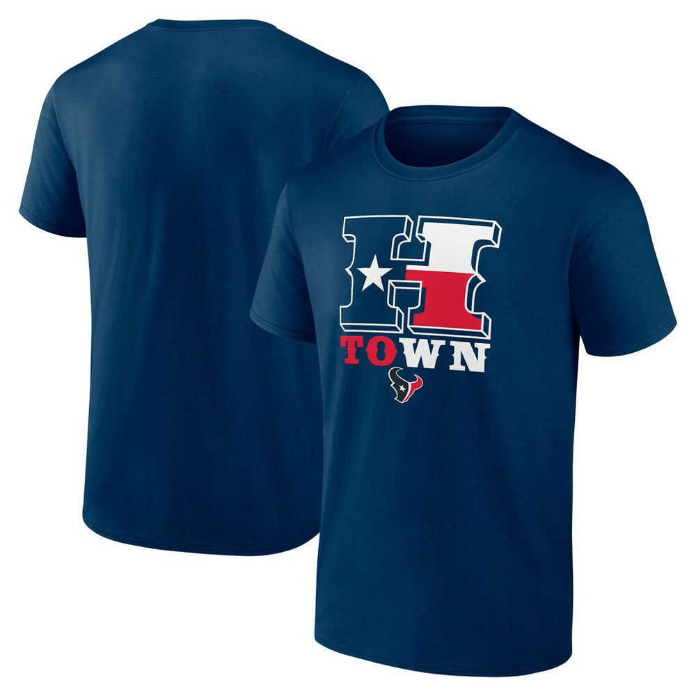 Houston Texans Hometown Rushing Yards T-Shirt Navy