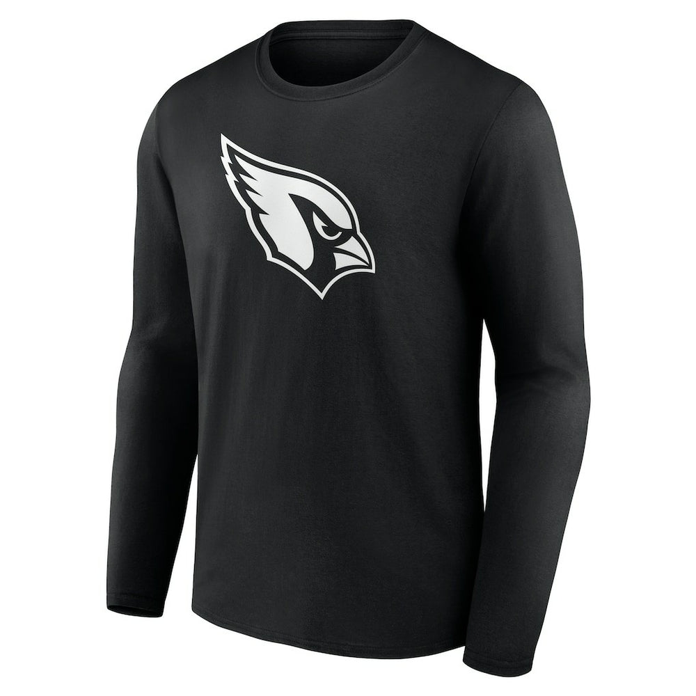 Arizona Cardinals Personalized Name & Number Monochrome Long Sleeve T-Shirt Black