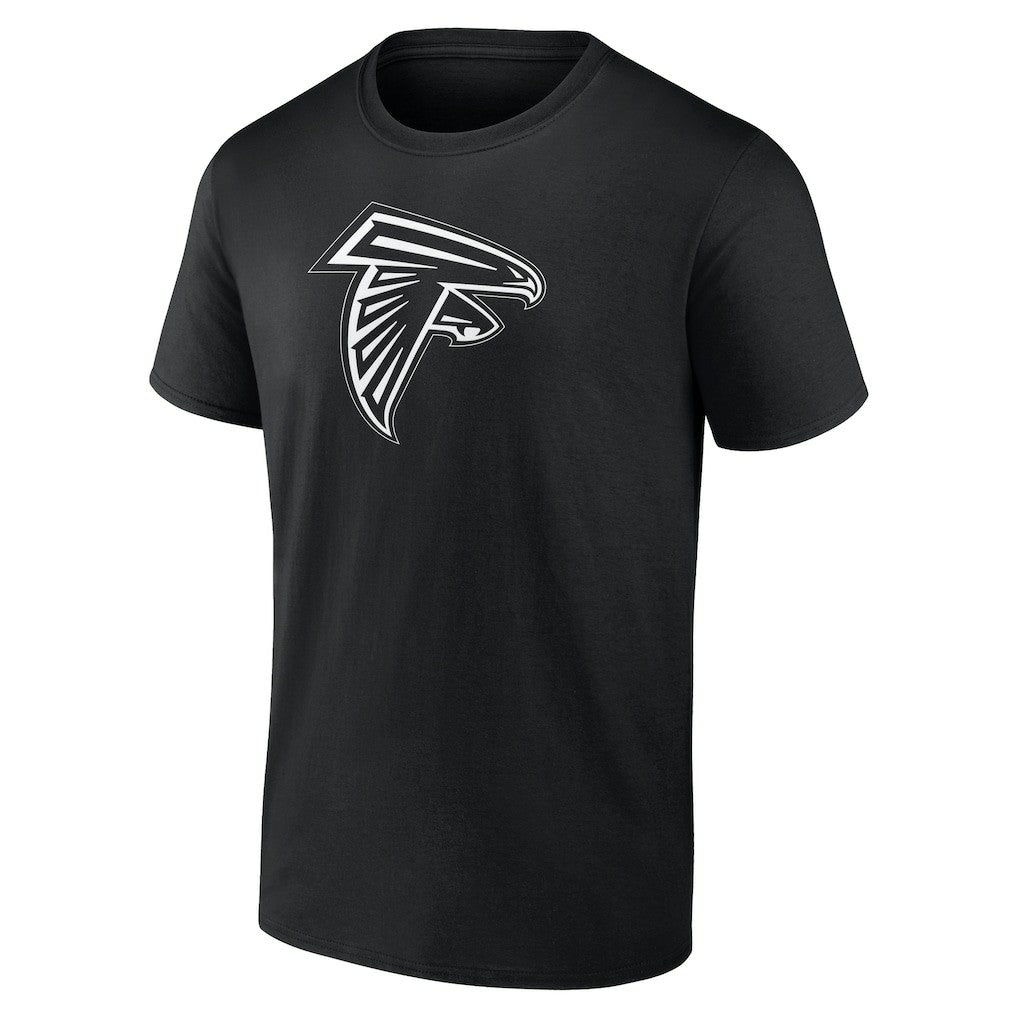 Atlanta Falcons Personalized Name & Number Monochrome T-Shirt Black