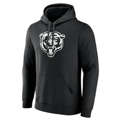 Chicago Bears Personalized Name & Number Pullover Hoodie Black