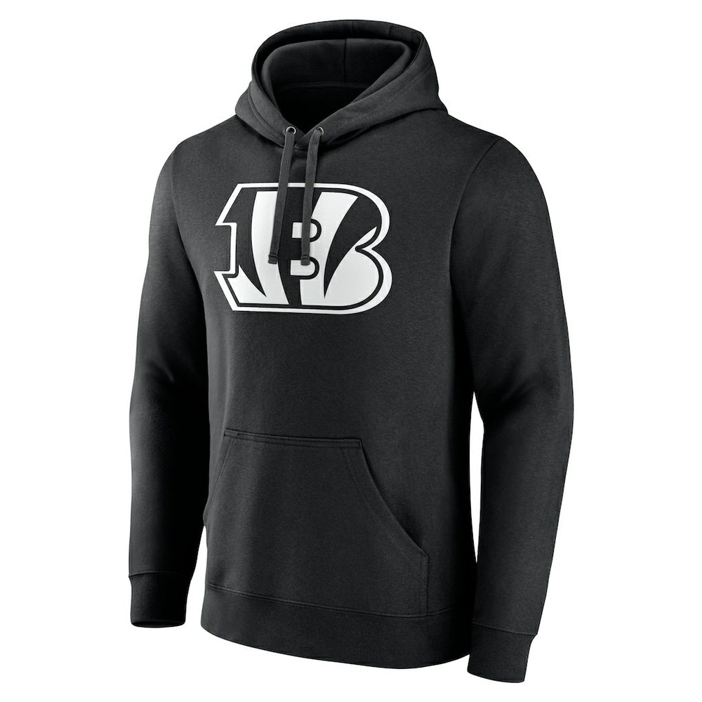 Cincinnati Bengals Personalized Name & Number Pullover Hoodie Black