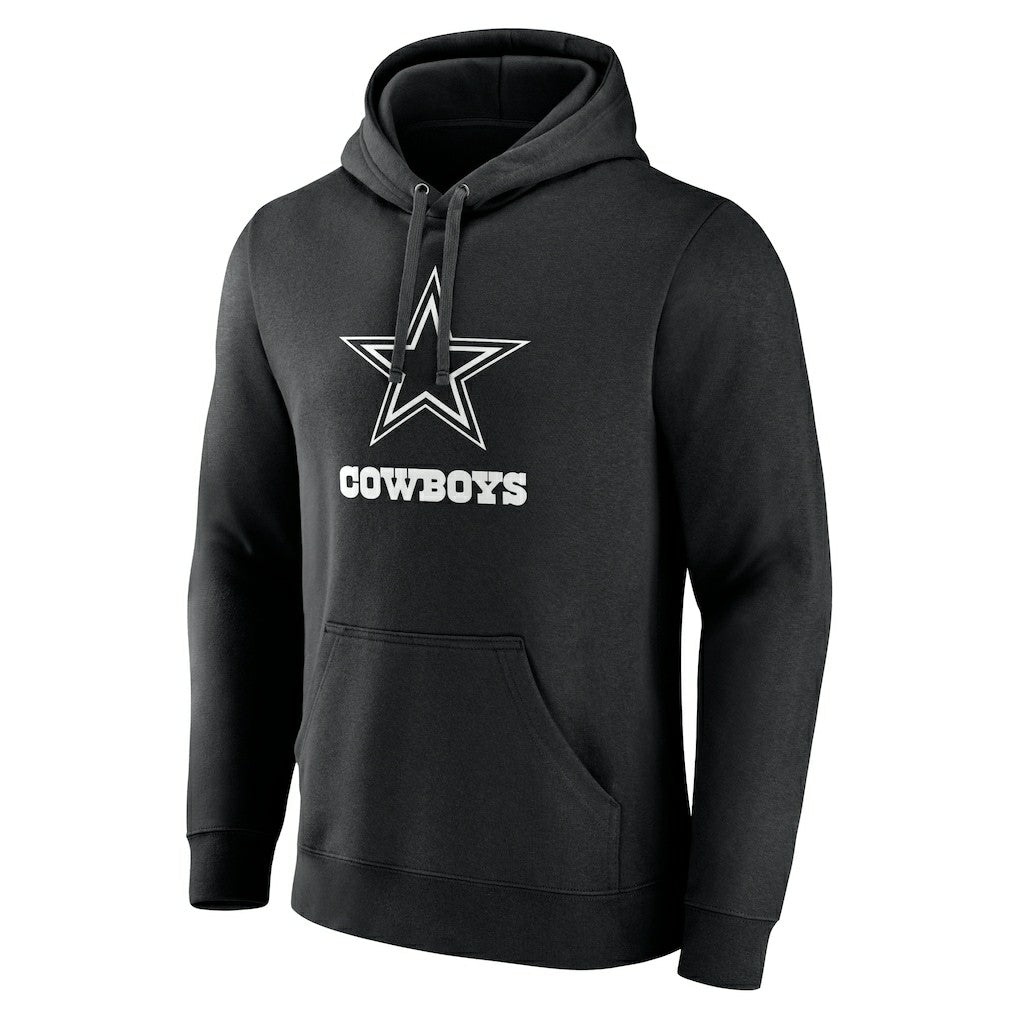 Dallas Cowboys Personalized Name & Number Pullover Hoodie Black