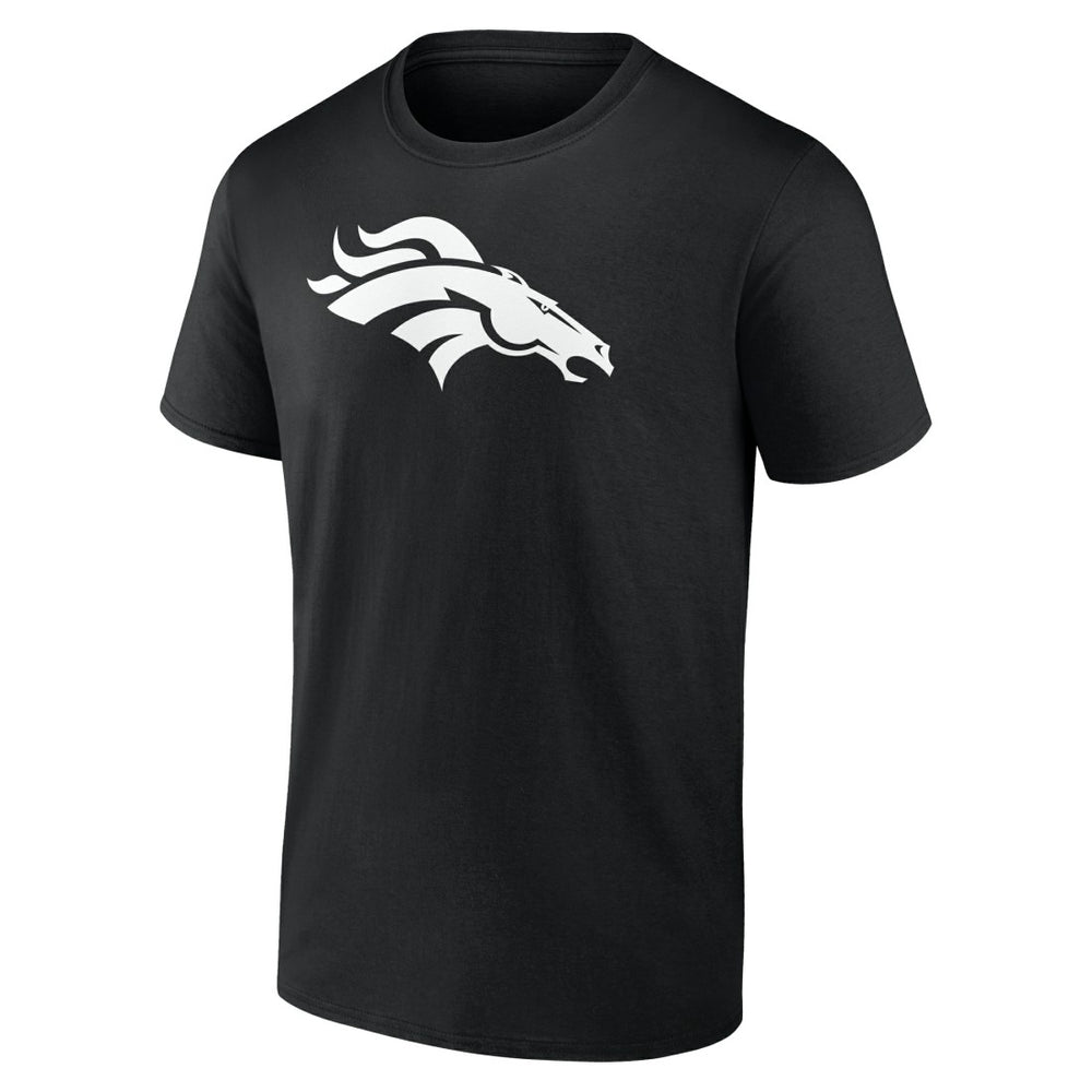 Denver Broncos Personalized Name & Number Monochrome T-Shirt Black