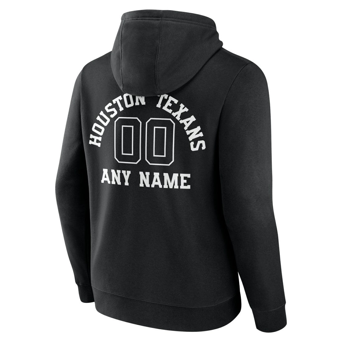 Houston Texans Personalized Name & Number Pullover Hoodie Black