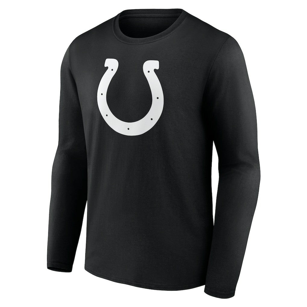 Indianapolis Colts Personalized Name & Number Monochrome Long Sleeve T-Shirt Black