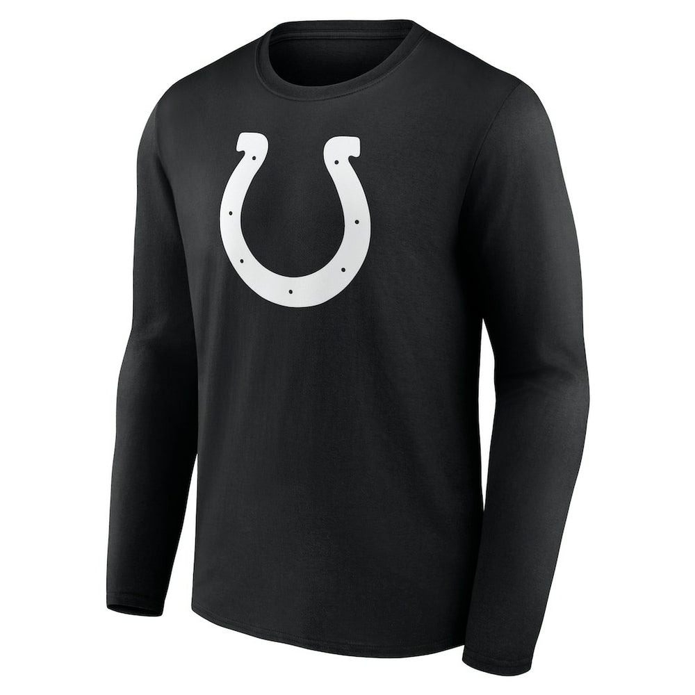 Indianapolis Colts Personalized Name & Number Monochrome Long Sleeve T-Shirt Black