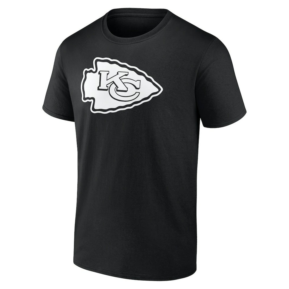 Kansas City Chiefs Personalized Name & Number Monochrome T-Shirt Black