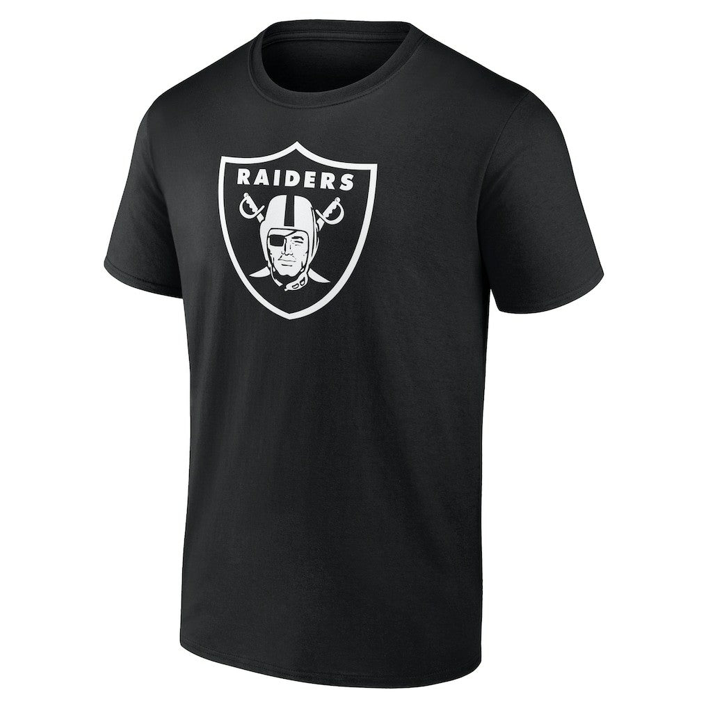 Las Vegas Raiders Personalized Name & Number Monochrome T-Shirt Black