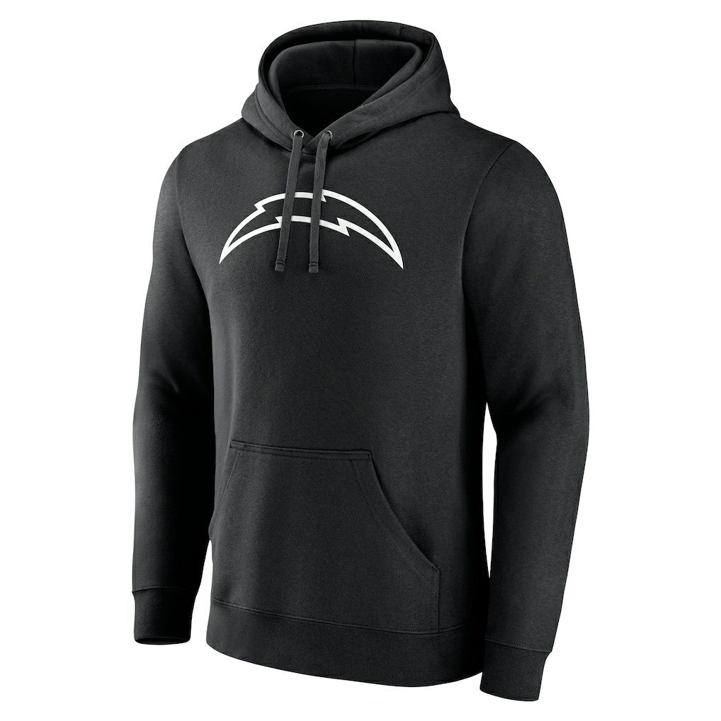Los Angeles Chargers Personalized Name & Number Pullover Hoodie Black