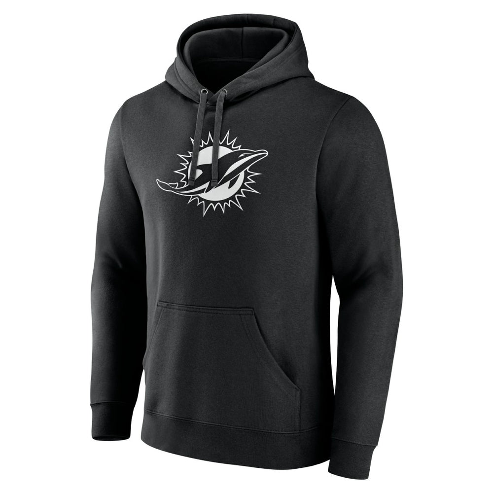 Miami Dolphins Personalized Name & Number Pullover Hoodie Black