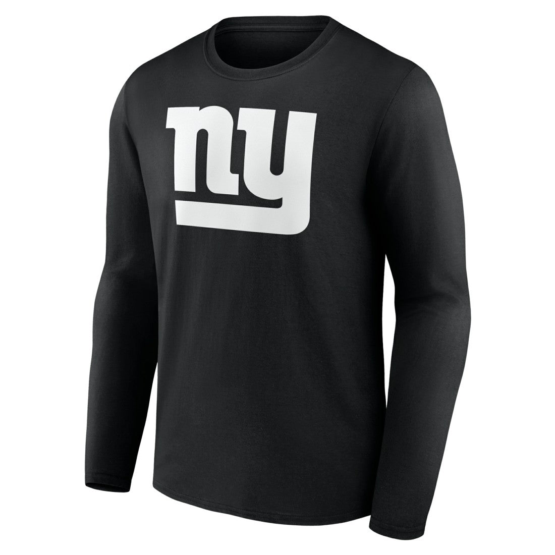 New York Giants Personalized Name & Number Monochrome Long Sleeve T-Shirt Black